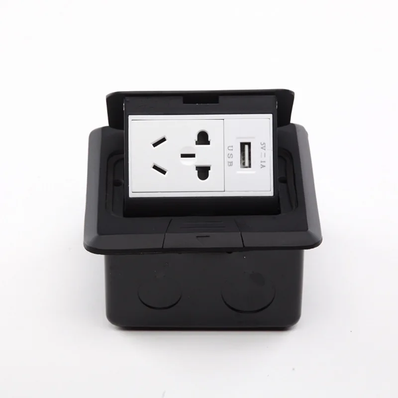 Floor Socket Black And White with Pattern All Baking Varnish Copper Waterproof Damping Five-hole with USB Charging Floor Socket
Floor Socket Black And White with Pattern All Baking Varnish Copper Waterproof Damping Five-hole with USB Charging Floor Socket