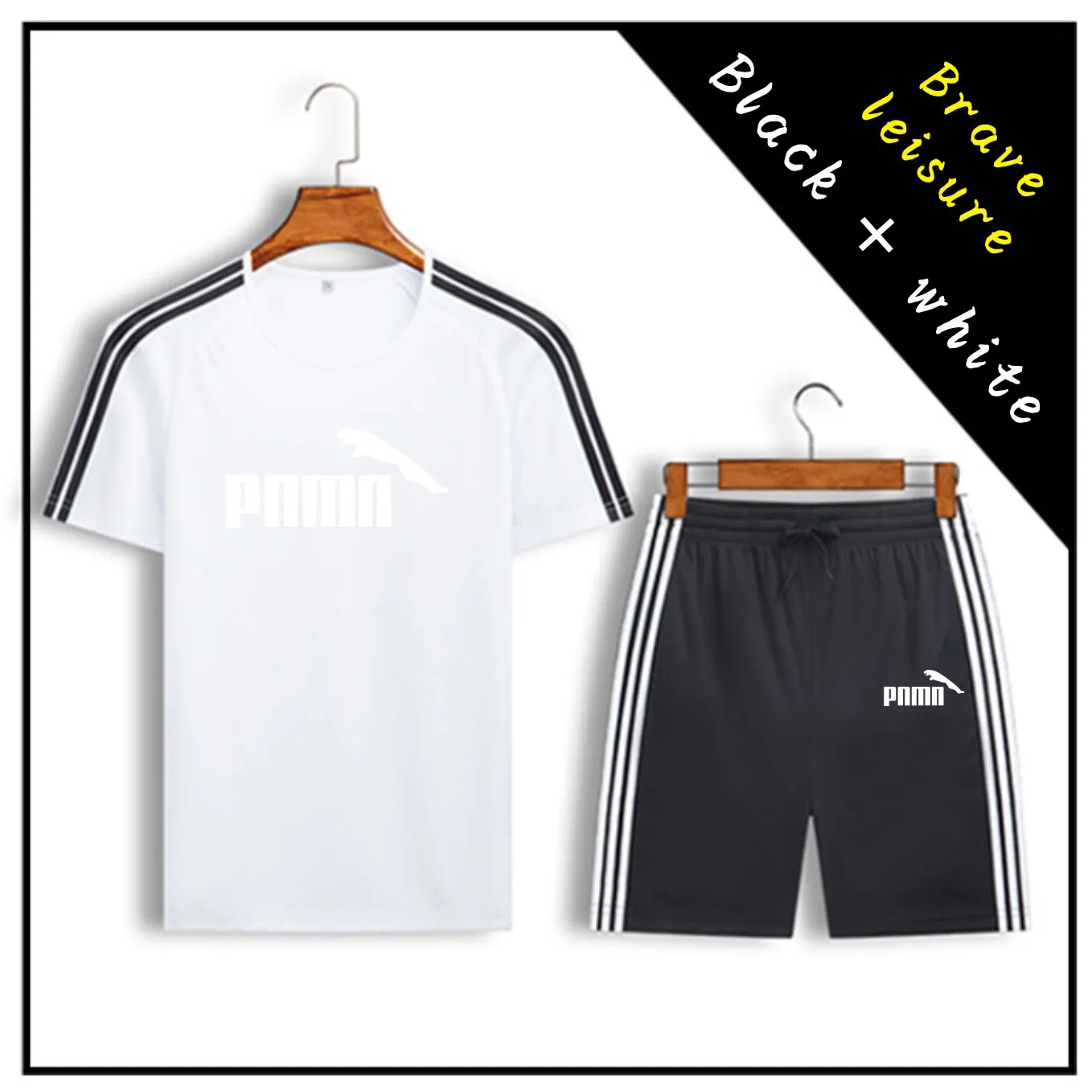 Men's Sportswear suit summer quick-drying Breathable Comfortable fitness running clothes gym training Tracksuit suit M-4XL Men's Sportswear suit summer quick-drying Breathable Comfortable fitness running clothes gym training Tracksuit suit M-4XL