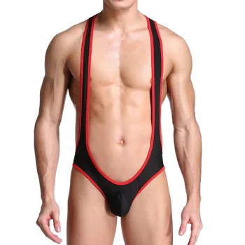 Stretch Shaper Open Back Leotard Sexy Men's Underwear Bodysuit Male Jumpsuits Wrestling Singlets Guy Jockstrap Shaper One-piece
Stretch Shaper Open Back Leotard Sexy Men's Underwear Bodysuit Male Jumpsuits Wrestling Singlets Guy Jockstrap Shaper One-piece