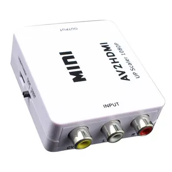 Av To Hdmi Hd Converter Av2Hdmi Composite Av Cvbs 3Rca To Hdmi 1080P Converter Adapter Video Upscaler Hd
Av To Hdmi Hd Converter Av2Hdmi Composite Av Cvbs 3Rca To Hdmi 1080P Converter Adapter Video Upscaler Hd