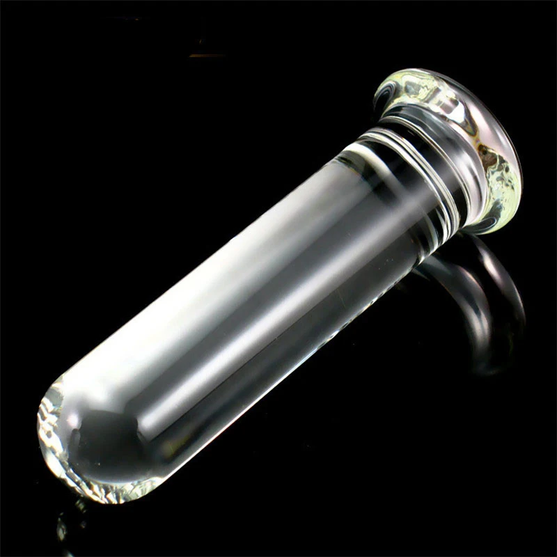 Glass Dildo Huge Butt Plugs Crystal Dildos Large Anal Plug Pillar
