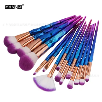 15 diamond handle makeup brushes, portable sets, beginners makeup tools, basic makeup brushes are popula
15 diamond handle makeup brushes, portable sets, beginners makeup tools, basic makeup brushes are popula