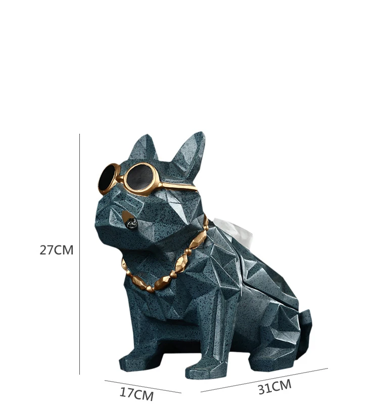 Креативная скульптура в виде животных из смолы, орнамент, ящик для хранения бульдога, художественный вход, винный шкаф, рабочий стол, конфета, маленький предмет для хранения Креативная скульптура в виде животных из смолы, орнамент, ящик для хранения бульдога, художественный вход, винный шкаф, рабочий стол, конфета, маленький предмет для хранения