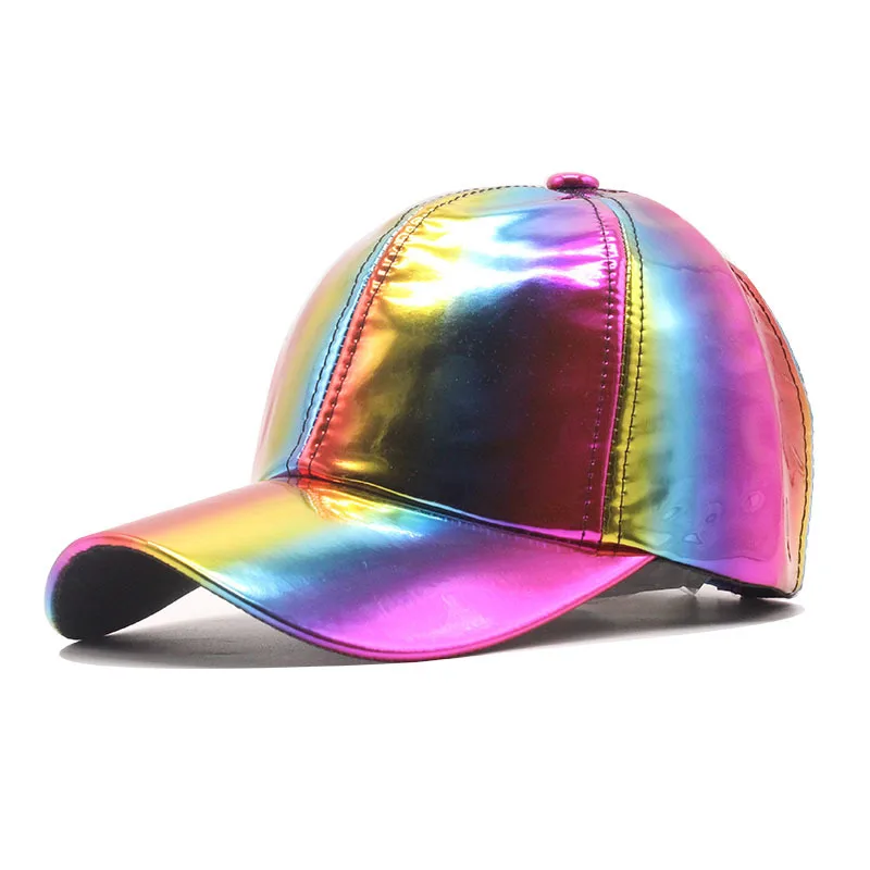 Rainbow Color Changing Adjustable Baseball Cap For Women Men Patent-Leather Hip-Hop Trucker Hat Bone Gorra Hombre Casquette
Rainbow Color Changing Adjustable Baseball Cap For Women Men Patent-Leather Hip-Hop Trucker Hat Bone Gorra Hombre Casquette