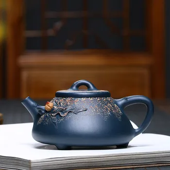 Yixing Upscale tea pot purple clay stone scoop teapots filter beauty kettle Handmade Tea set Tie Guanyin teaware supplies 360ml
Yixing Upscale tea pot purple clay stone scoop teapots filter beauty kettle Handmade Tea set Tie Guanyin teaware supplies 360ml