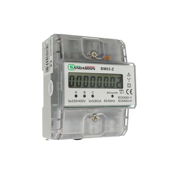 SANDASDON SD-BM03-Z SANDASDON three phase energy meter with 4 memory M for DIN rail
SANDASDON SD-BM03-Z SANDASDON three phase energy meter with 4 memory M for DIN rail