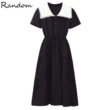 Plus Size L-4XL Women Vintage Elegant Black Blue Party Dress Large Patchwork DollyDress 2020 Sunmer Big Office Boho Clothes
Plus Size L-4XL Women Vintage Elegant Black Blue Party Dress Large Patchwork DollyDress 2020 Sunmer Big Office Boho Clothes