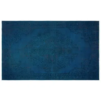 Handmade Turquoise Vintage Overdyed Turkish Area Rug 166x271 Cm-5'5''X8'11''
Handmade Turquoise Vintage Overdyed Turkish Area Rug 166x271 Cm-5'5''X8'11''