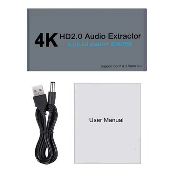 2020 HDMI Splitter 4K HD HDMI Switch Audio Extractor Adapter 1 In 2 Out Converter HDMI Switcher for PS4 for TV BOX
2020 HDMI Splitter 4K HD HDMI Switch Audio Extractor Adapter 1 In 2 Out Converter HDMI Switcher for PS4 for TV BOX