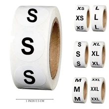 500 Pcs/Roll Hat Clothing Size Stickers Supermarket Clothing Store Supplies XS S M L XL XXL XXXL Size Round Size Label Stickers 
500 Pcs/Roll Hat Clothing Size Stickers Supermarket Clothing Store Supplies XS S M L XL XXL XXXL Size Round Size Label Stickers
