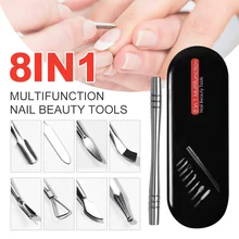 Manicure Set Stainless Steel Nail Cuticle Pusher Nail File Magnetic Nail Grooming Kit with Storage Case Essential Accessories
Manicure Set Stainless Steel Nail Cuticle Pusher Nail File Magnetic Nail Grooming Kit with Storage Case Essential Accessories