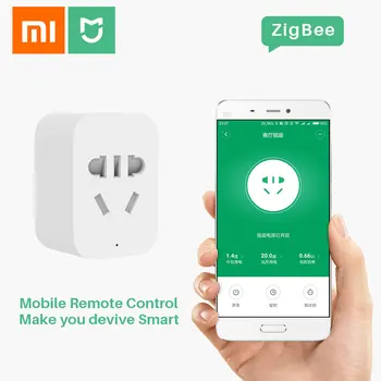 Original Xiaomi MiJia Smart Socket Plug Zigbee WiFi APP Wireless Remote Control Timer Switches Power with Smart Home Mihome APP
Original Xiaomi MiJia Smart Socket Plug Zigbee WiFi APP Wireless Remote Control Timer Switches Power with Smart Home Mihome APP