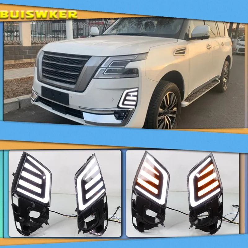 Дневные ходовые огни, 2 шт., для Nissan патруль 2020 2021, динамические поворотные желтые сигнальные реле, Автомобильные светодиодные дневные ходовые огни 12 В
Дневные ходовые огни, 2 шт., для Nissan патруль 2020 2021, динамические поворотные желтые сигнальные реле, Автомобильные светодиодные дневные ходовые огни 12 В
