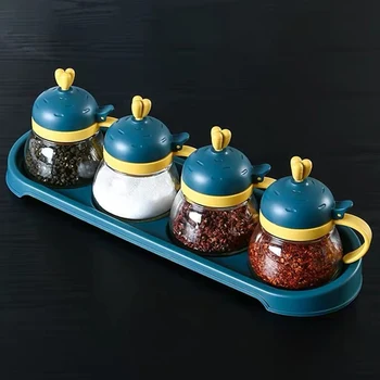 3pcs / lot Glass Kitchen Pepper Spice Shaker Salt Seasoning Creative Can Bottle Condiment Bottle Sugar Seal Jar Seasoning Shaker 
3pcs / lot Glass Kitchen Pepper Spice Shaker Salt Seasoning Creative Can Bottle Condiment Bottle Sugar Seal Jar Seasoning Shaker