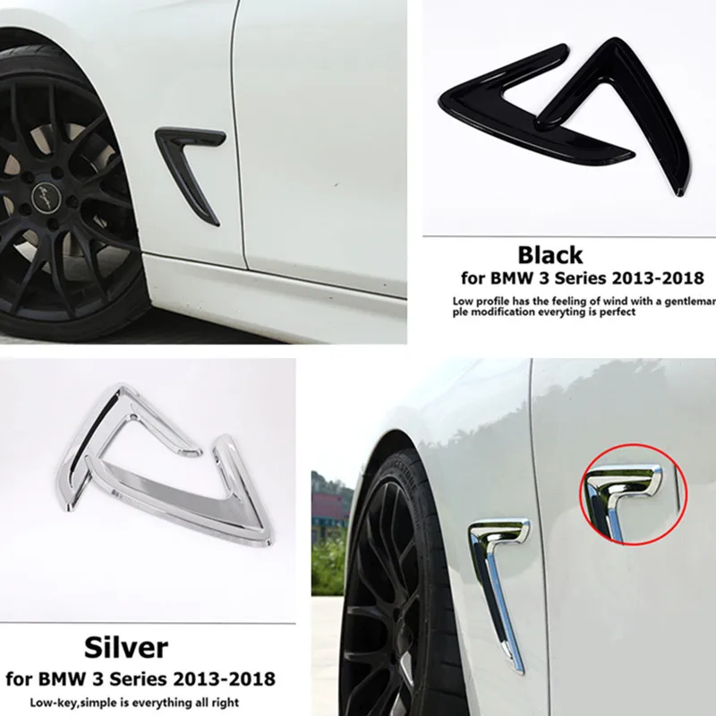 1 Pair Car Side Air Vent Cover Trim Fender Side Sticker for BMW 3 Series 2013-2018 Car-styling Car Body Emblem Stickers Exterior
1 Pair Car Side Air Vent Cover Trim Fender Side Sticker for BMW 3 Series 2013-2018 Car-styling Car Body Emblem Stickers Exterior