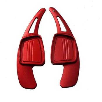 2pcs/lot Car Sports Steering Wheel Shift Paddle Shifter fit For Audi A3 / S3 facelift A5 S5 2017 A4 B9 Q7 2016-2017 TT TTS Red