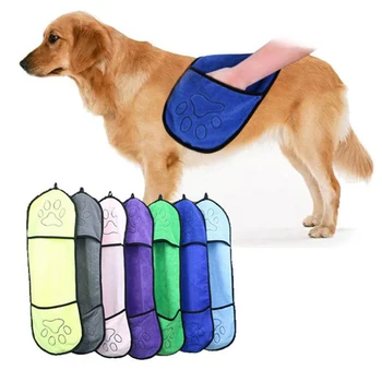 Pet Dog Bath Towel Ultra-absorbent Microfiber Super Absorbent Pet Drying Towel Blanket With Pocket For Small Medium Large Dogs 
Pet Dog Bath Towel Ultra-absorbent Microfiber Super Absorbent Pet Drying Towel Blanket With Pocket For Small Medium Large Dogs