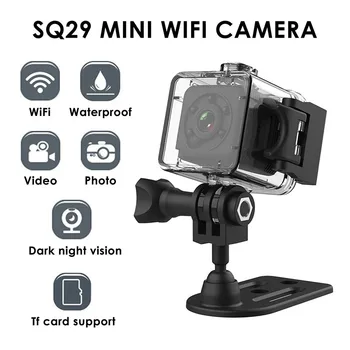 Newest SQ29 IP Camera HD WIFI Small Mini Camera Cam Video Sensor Night Vision Waterproof Shell Camcorder Micro Camera DVR Motion
Newest SQ29 IP Camera HD WIFI Small Mini Camera Cam Video Sensor Night Vision Waterproof Shell Camcorder Micro Camera DVR Motion