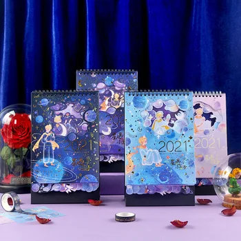 2021 star of the little prince Desk Calendar Table Calendars Timetable Planner 2020.08-2021.12 
2021 star of the little prince Desk Calendar Table Calendars Timetable Planner 2020.08-2021.12