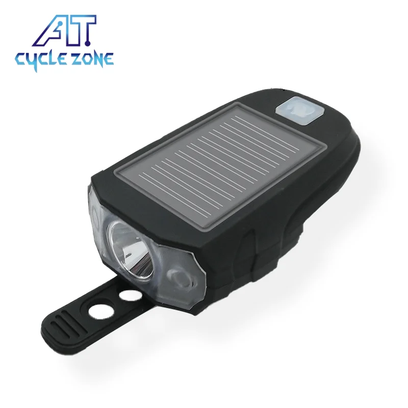 

600 Lumen Bike Light 3 Mode CREE Bicycle Solar Power Lantern USB Rechargeable Light Front MTB Headlight Cycling Lamp Accessories