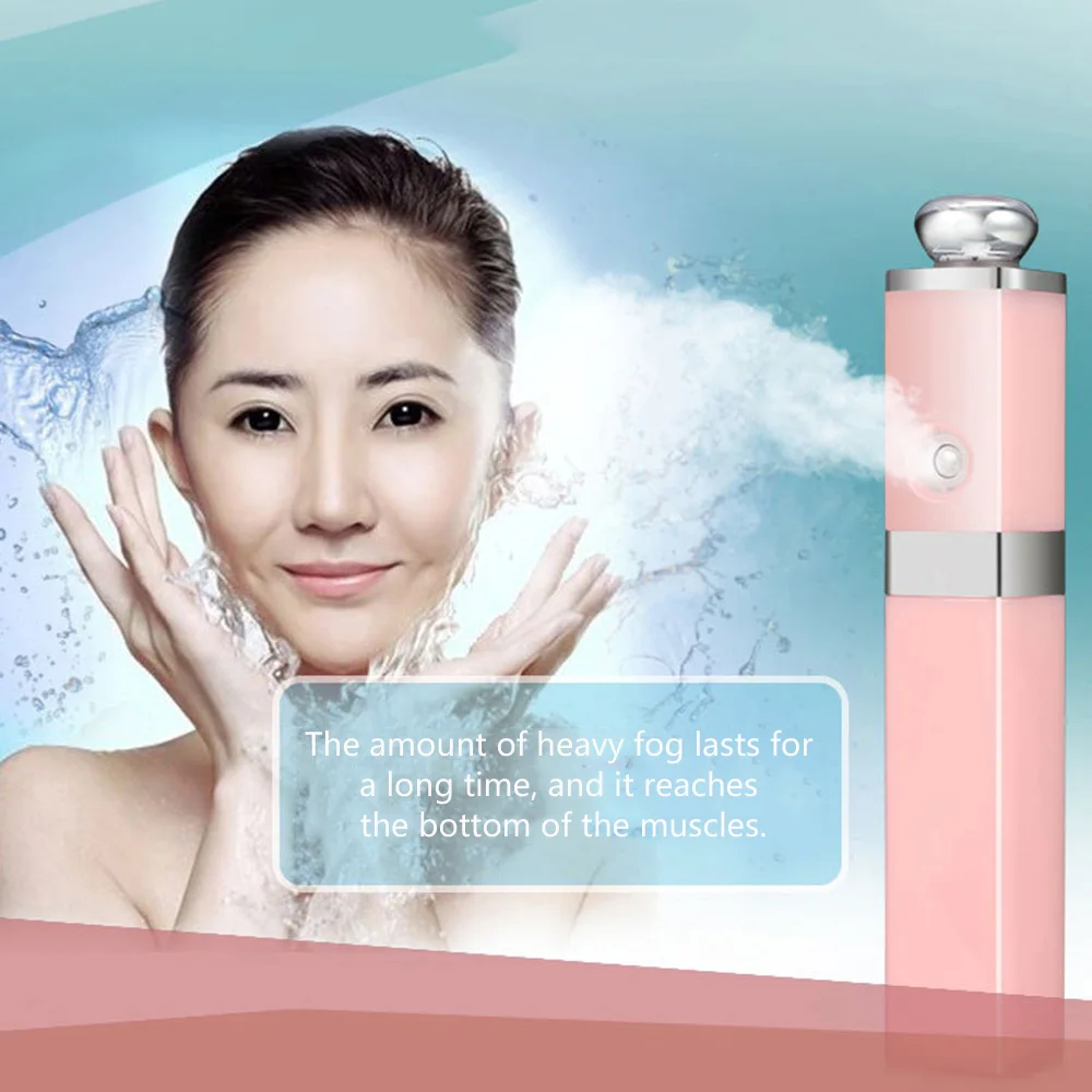 USB Charging Portable Facial Steamer Moisturizing Nebulizer Mini Face Spray Nano Mist Sprayer Machine for Face Skin Care
USB Charging Portable Facial Steamer Moisturizing Nebulizer Mini Face Spray Nano Mist Sprayer Machine for Face Skin Care