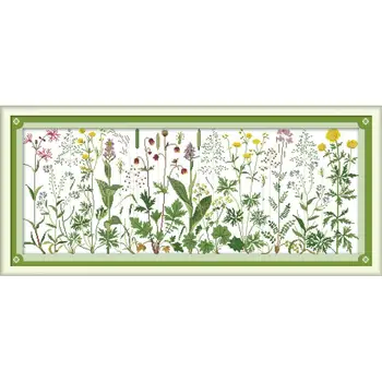 Joy Sunday New Arrival Cross Stitch Flowers On The Meadow Needlework DMC 11&14CT DIY Handmade Embroidery Kit for Home Decor&Gift
Joy Sunday New Arrival Cross Stitch Flowers On The Meadow Needlework DMC 11&14CT DIY Handmade Embroidery Kit for Home Decor&Gift