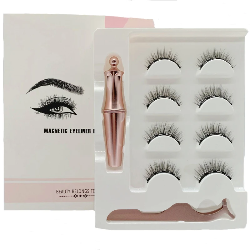 4 Pairs Magnetic Lashes Maquiagem False Eyelashes Set Waterproof Liquid Short Natural Lasting Handmade Eyelash Make Up Tools
4 Pairs Magnetic Lashes Maquiagem False Eyelashes Set Waterproof Liquid Short Natural Lasting Handmade Eyelash Make Up Tools