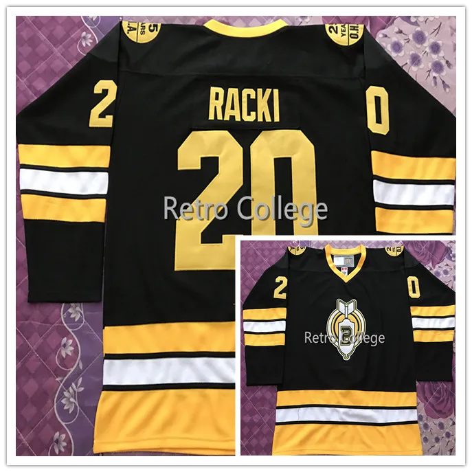 YOUNGBLOOD MOVIE THUNDER BAY BOMBERS #20 CARL RACKI Hockey Jersey Mens Embroidery Stitched Customize any number and name Jerseys 
YOUNGBLOOD MOVIE THUNDER BAY BOMBERS #20 CARL RACKI Hockey Jersey Mens Embroidery Stitched Customize any number and name Jerseys