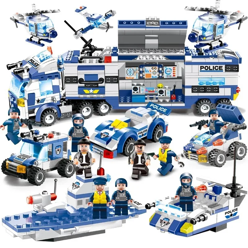 Liang xing 320 City Police Machinery Cops Three Eight in One Educational Assembled Building Blocks Toy
Liang xing 320 City Police Machinery Cops Three Eight in One Educational Assembled Building Blocks Toy