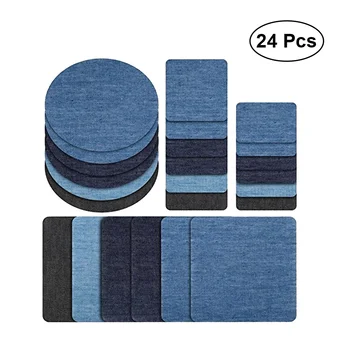 24 Pcs Iron-On Patches Mending Cotton Decorative Reparing DIY Denim Patch for Clothing Jeans
24 Pcs Iron-On Patches Mending Cotton Decorative Reparing DIY Denim Patch for Clothing Jeans
