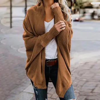 Knit sweater cardigan coat New Autumn Winter Women Cardigan Sweater Fashion Long Bat Sleeve Twist Knitted Sweaters Female Loose
Knit sweater cardigan coat New Autumn Winter Women Cardigan Sweater Fashion Long Bat Sleeve Twist Knitted Sweaters Female Loose