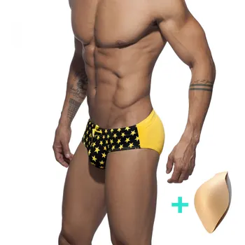 Sport Briefs Swimwear Swim Trunks Pad Sexy Beach Summer Man Short with Push Up Print Low Waist Gay Hot Sell Is Size Swimming
Sport Briefs Swimwear Swim Trunks Pad Sexy Beach Summer Man Short with Push Up Print Low Waist Gay Hot Sell Is Size Swimming