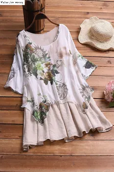 Large Women's Size Shirt Cotton And Linen Plus Size 5XL 6XL 7XL 8XL 9XL Summer V-neck Short-sleeved Loose White Top 
Large Women's Size Shirt Cotton And Linen Plus Size 5XL 6XL 7XL 8XL 9XL Summer V-neck Short-sleeved Loose White Top