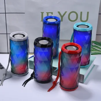 TG167 Wireless Bluetooth Speaker Colorful Lights Smart Cylindrical Shining Subwoofer Ourdoor Portable Speakers Sound Box
TG167 Wireless Bluetooth Speaker Colorful Lights Smart Cylindrical Shining Subwoofer Ourdoor Portable Speakers Sound Box