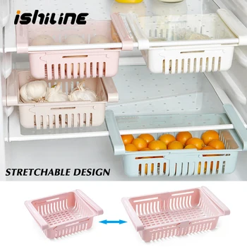 Adjustable Stretchable Refrigerator Organizer Drawer Basket Refrigerator Pull-out Drawers Fresh Spacer Layer Storage Rack
Adjustable Stretchable Refrigerator Organizer Drawer Basket Refrigerator Pull-out Drawers Fresh Spacer Layer Storage Rack