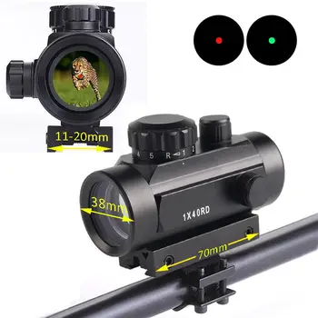 1x40 Red Dot Scope Sight Tactical Rifle scope Green Red Dot Collimator Dot With 20mm Rail Mount Airsoft Air Hunting
1x40 Red Dot Scope Sight Tactical Rifle scope Green Red Dot Collimator Dot With 20mm Rail Mount Airsoft Air Hunting