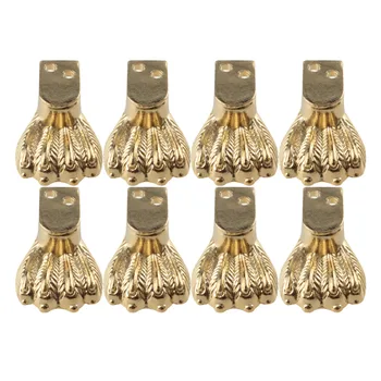 8pcs/pack Zinc Alloy Corner Protector Desk Antique Style Claw Shape Dresser Support Hardware Wood Box Closet Furniture Leg 
8pcs/pack Zinc Alloy Corner Protector Desk Antique Style Claw Shape Dresser Support Hardware Wood Box Closet Furniture Leg
