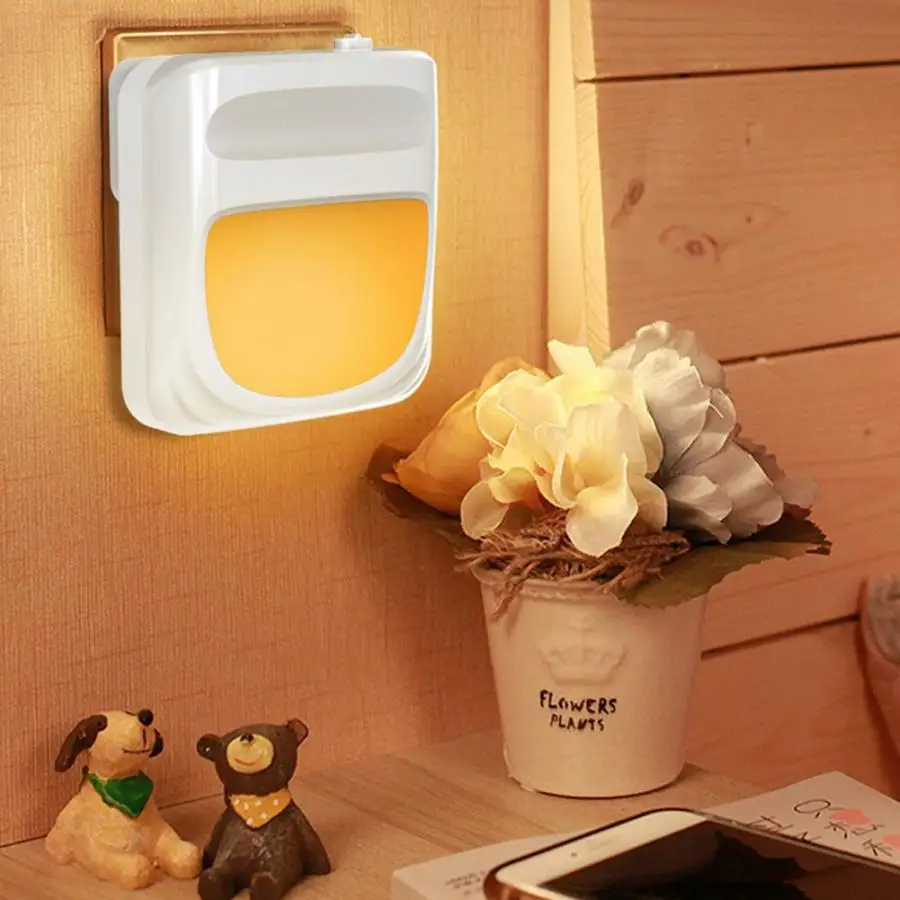 2Pcs/Set LED Plug In Nightlight Stepless Dimming Lamp Dusk To Dawn Light Sensor Control AC100-240V With UK Plug
2Pcs/Set LED Plug In Nightlight Stepless Dimming Lamp Dusk To Dawn Light Sensor Control AC100-240V With UK Plug