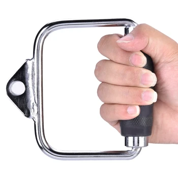 High Strength Single Extension Stirrup Handle Gym Single Stirrup Crossover Bar Cable Attachment Home Gym Workout Handle Silver
High Strength Single Extension Stirrup Handle Gym Single Stirrup Crossover Bar Cable Attachment Home Gym Workout Handle Silver
