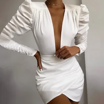 Dress Women платье Office Ladies Fashion Winter Sexy V-Neck Sheath Solid Color Long Sleeve Waist Casual Mini Dress Free Ship
Dress Women платье Office Ladies Fashion Winter Sexy V-Neck Sheath Solid Color Long Sleeve Waist Casual Mini Dress Free Ship