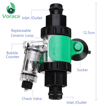 3 Function in 1 CO2 Diffuser Atomizer Aquarium External Reactor Kit Bubble Counter Check Valve Efficient Fish Supplies Tank
3 Function in 1 CO2 Diffuser Atomizer Aquarium External Reactor Kit Bubble Counter Check Valve Efficient Fish Supplies Tank