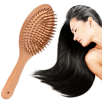 Natural Anti-Static Wooden Scalp Comb Hair Brushes Hair Care Wood Beard Comb Nursing Scalp Hair Comb 
Natural Anti-Static Wooden Scalp Comb Hair Brushes Hair Care Wood Beard Comb Nursing Scalp Hair Comb