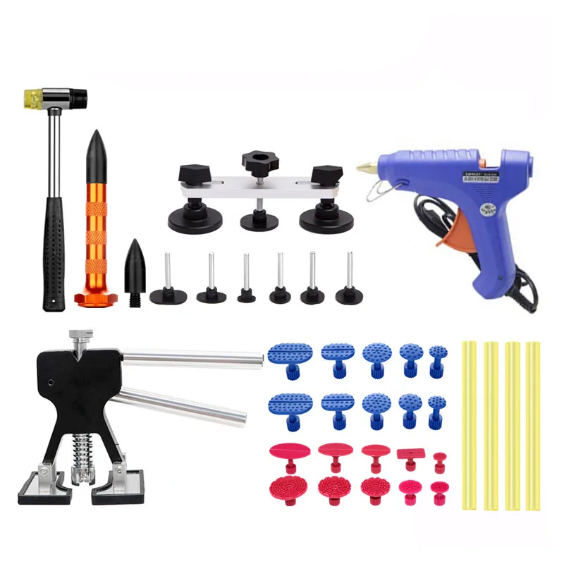 PDR Tool Kit Dent Removal Paintless Dent Repair Tools Straightening Dents Dent Puller Glue Gun Ferramentas
PDR Tool Kit Dent Removal Paintless Dent Repair Tools Straightening Dents Dent Puller Glue Gun Ferramentas