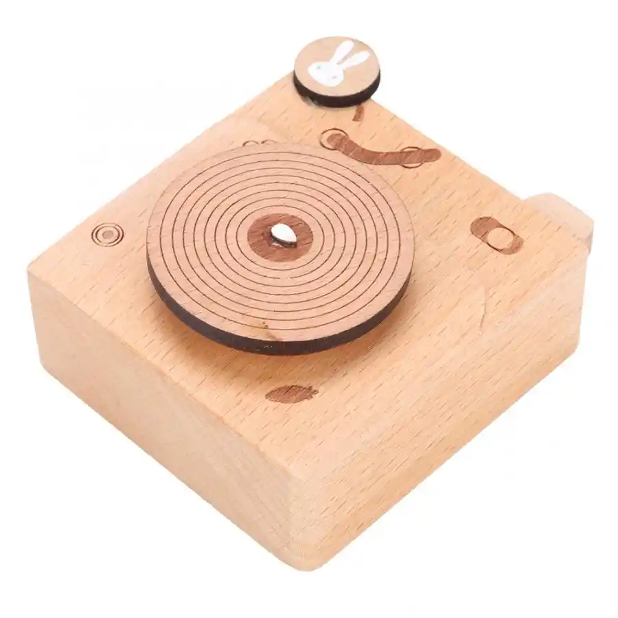 wood music box crafts ornaments kids girlfriend birthday gift