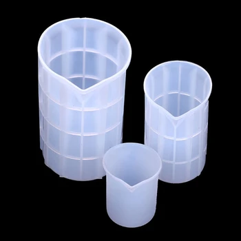 3Pcs 100ml 350ml 750ml Flexible Silicone Measuring Cup Resin Jewelry Tools Kit X7YA
3Pcs 100ml 350ml 750ml Flexible Silicone Measuring Cup Resin Jewelry Tools Kit X7YA