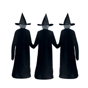 Halloween Decorations Outdoor - Light Up Holding Hands Screaming Witches Sound-Activated Sensor (Set Of 3)
Halloween Decorations Outdoor - Light Up Holding Hands Screaming Witches Sound-Activated Sensor (Set Of 3)