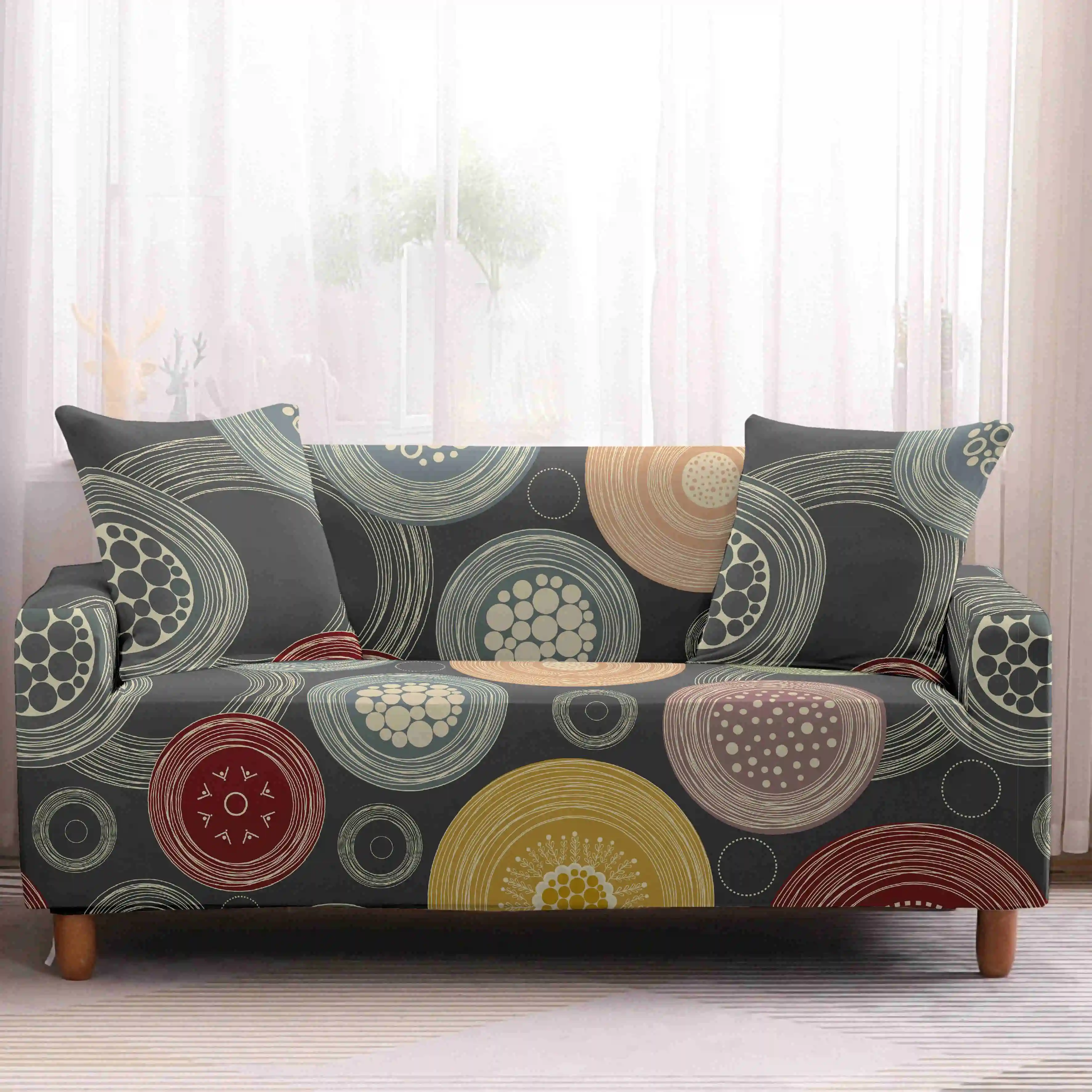 Homesky Geometric Sofa Cover Furniture Armchair Modern Living Room Sofa Cover Stretch Elastic Couch Slipcover 1/2/3/4 Seater
Homesky Geometric Sofa Cover Furniture Armchair Modern Living Room Sofa Cover Stretch Elastic Couch Slipcover 1/2/3/4 Seater
