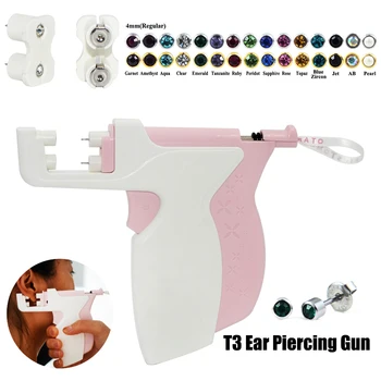New T3 Professional Piercing Gun Tools Ear Piercing Tools Ear Studs Earring Ear Nose Body Piercing Gun No Pain Safe Sterile
New T3 Professional Piercing Gun Tools Ear Piercing Tools Ear Studs Earring Ear Nose Body Piercing Gun No Pain Safe Sterile