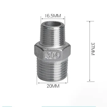 Pipe Fitting Cast 3/8''x1/2'' Male x Male BSP Reduced Hex Nipple Threaded Adapter Connector A2 Stainless Steel 304
Pipe Fitting Cast 3/8''x1/2'' Male x Male BSP Reduced Hex Nipple Threaded Adapter Connector A2 Stainless Steel 304