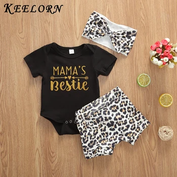 Keelorn Fashion Infant Baby Girls Summer Outfits Clothes Sets 2pcs Leopard Print T-shirt Top With Shorts Outfit New Boy Clothing
Keelorn Fashion Infant Baby Girls Summer Outfits Clothes Sets 2pcs Leopard Print T-shirt Top With Shorts Outfit New Boy Clothing